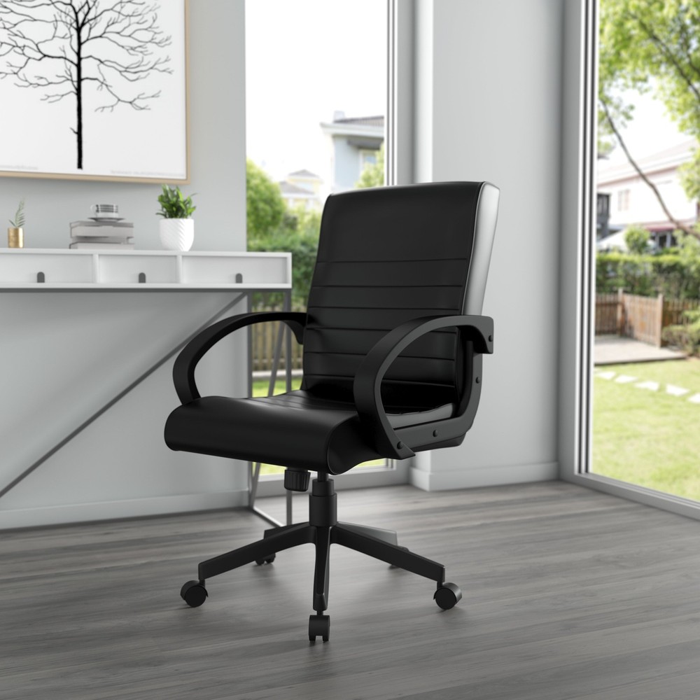 Boss Ribbed Back Task Chair MODEL # B426-BK
