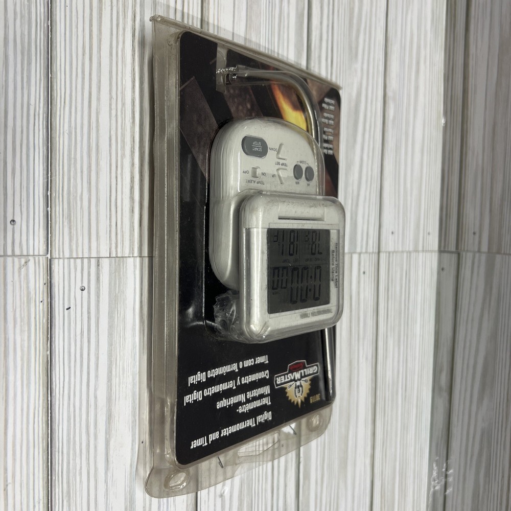 NEW ~ Grillmaster Sunbeam Digital Thermometer & Timer ~ 30119 ~ Grill