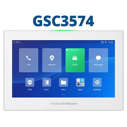 Grandstream GSC3574 SIP Intercom and Facility Control Station Touch Screen White