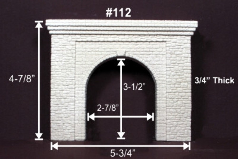 Monroe Models 112 HO RANDOM STONE TUNNL SGL
