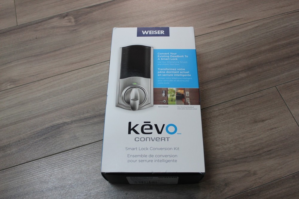 Weiser Kevo Convert Smart Lock Conversion Kit - Satin Nickel