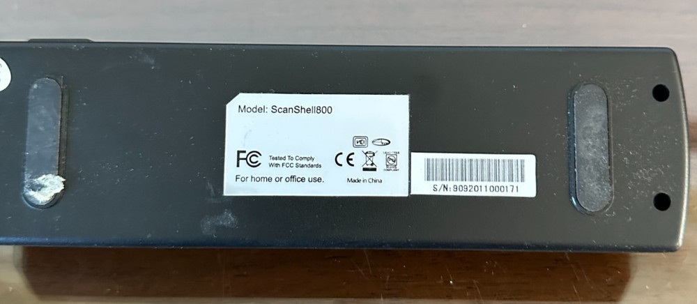 Card Reader ScanShell800 Scan Shell 800 ID Card Scanner UNTESTED