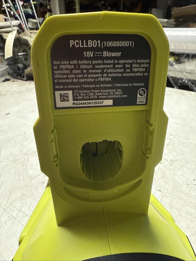 Ryobi Blower 18v PCLLB01