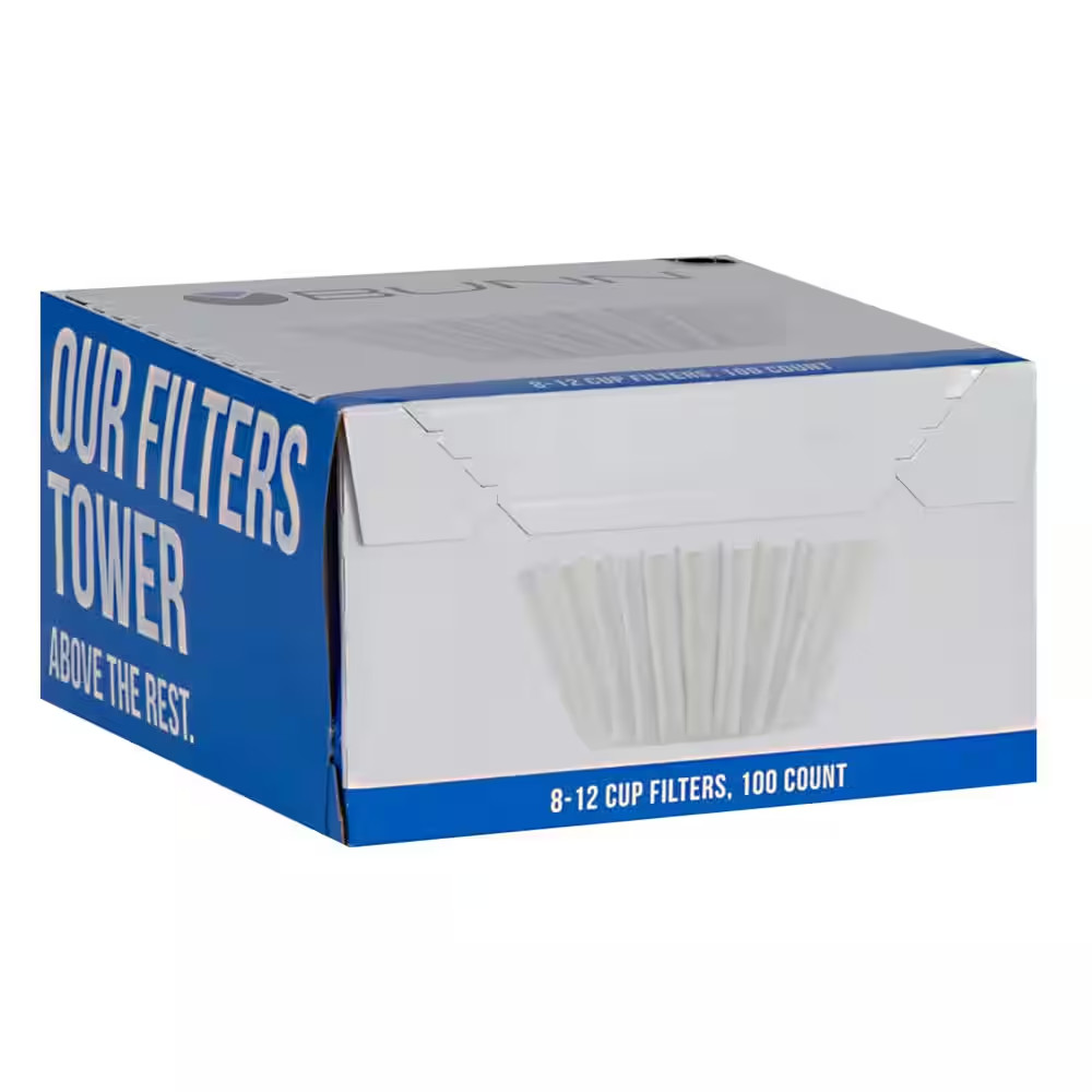 BUNN 8-12 Cup Coffee Filters, 6 each, 100ct