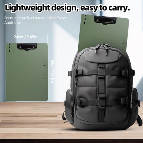 Clipboard Folder, A4 Foldable Clipboard with Horizontal and 1Pack- Green