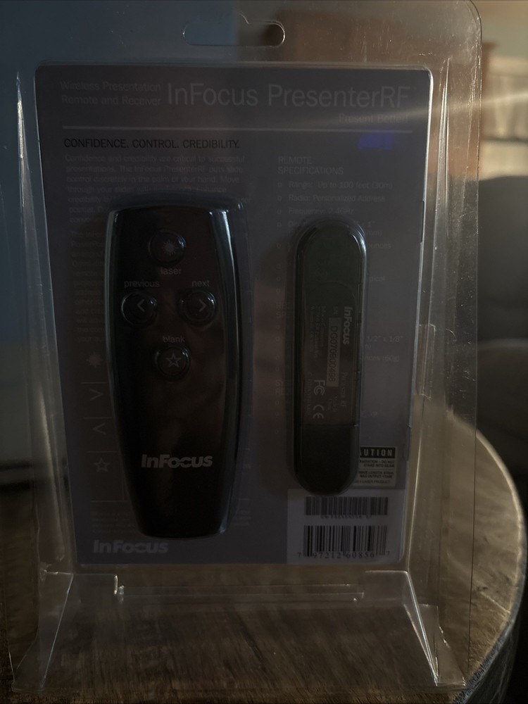 InFocus Presenter RF Wireless Presentation Remote And Receiver