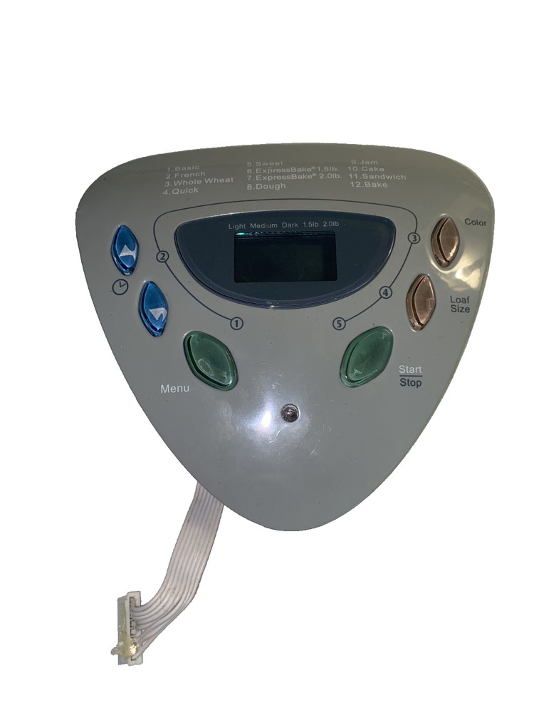 8-pin Electronic Control Panel for Sunbeam Bread Maker Machine Model 5891 only