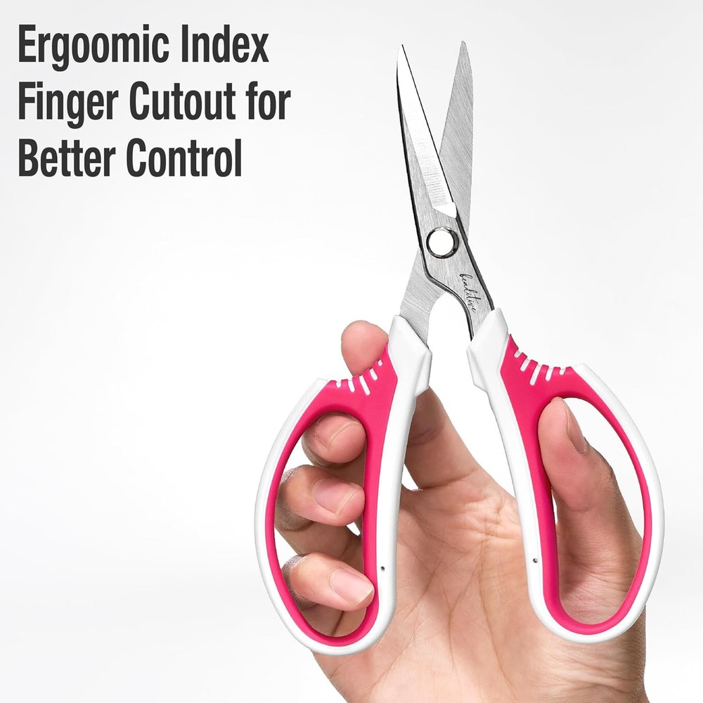 Beaditive Multipurpose Craft Scissors - High-Leverage Crafting Scissors with Sha