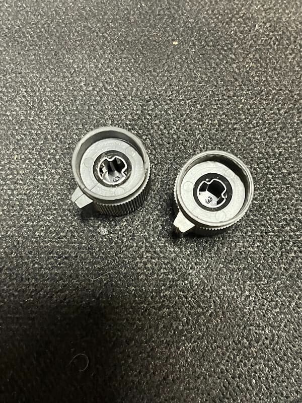 Moog D Shaft Push On Knob Pair 1980s