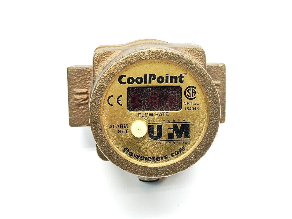 Universal Flow Monitors CP-1/2 CoolPoint Vortex Shedding Flowmeter 1/2" NPT