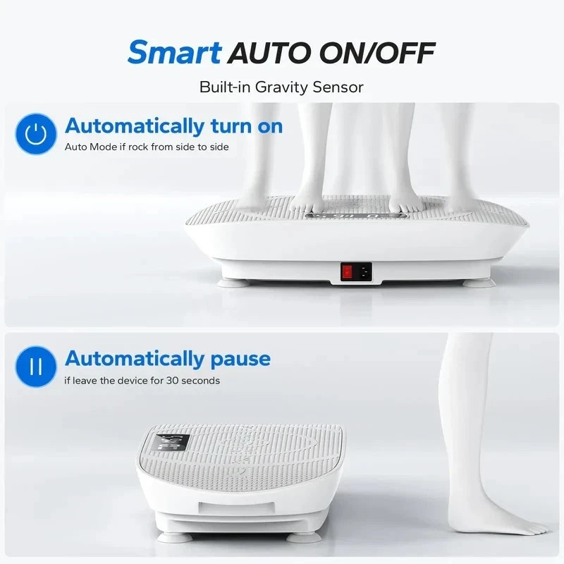 MERACH Vibration Plate Weight Loss Whole Body Workout Fitness Exercise Machine