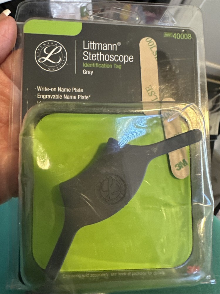 Littmann Stethoscope Identification Tag - Gray (40008)