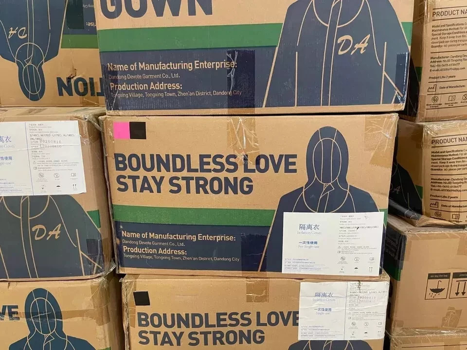 Isolation Gowns Disposable AAMI Level 3 Blue Medical - XL - 10/20/40/80 PCS