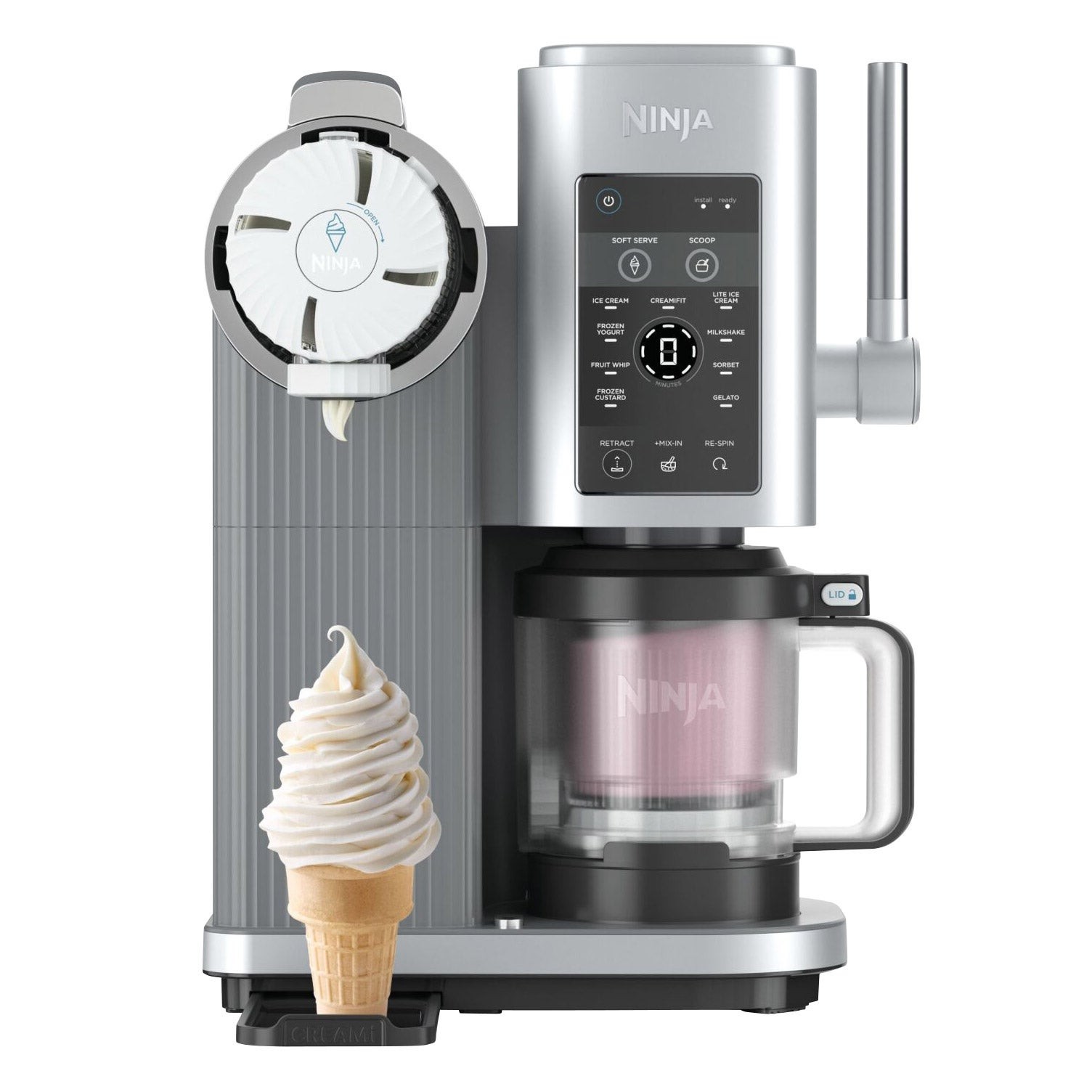 Ninja Swirl by CREAMi Soft Serve and Ice Cream Maker, 13 One-Touch Programs
