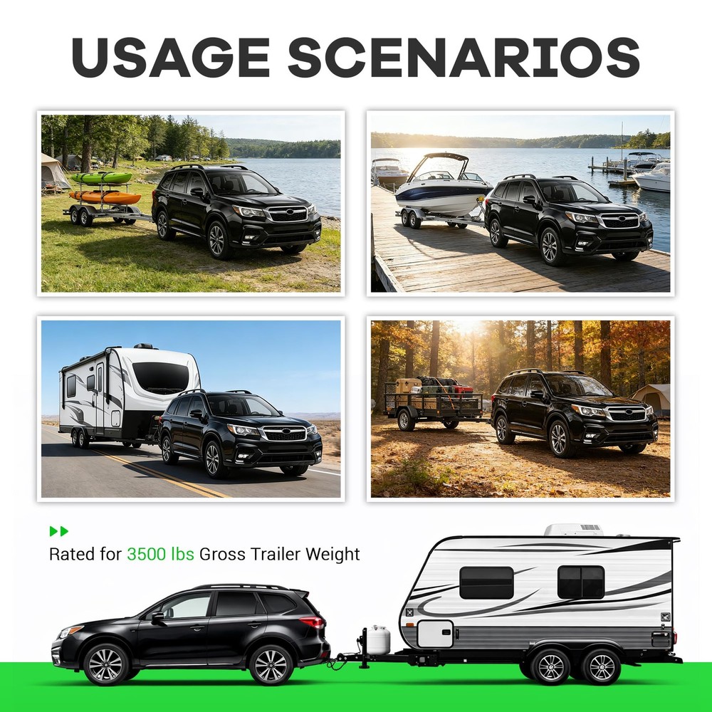 2014 - 2018 年 Forester 钢粉涂层 3 级拖车挂接