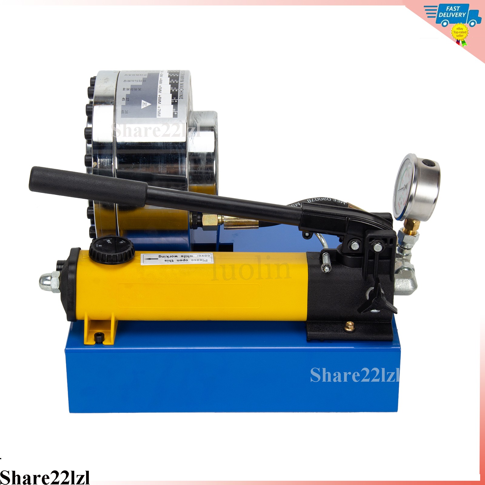 5600KN Hydraulic Hose Crimper Pipe Clamping Machine With 9 Sets Dies 10-30mm