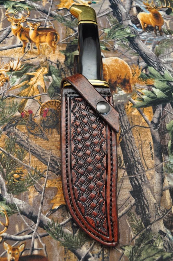 Custom Handmade Sheath for Buck 119 (Sheath Only)
