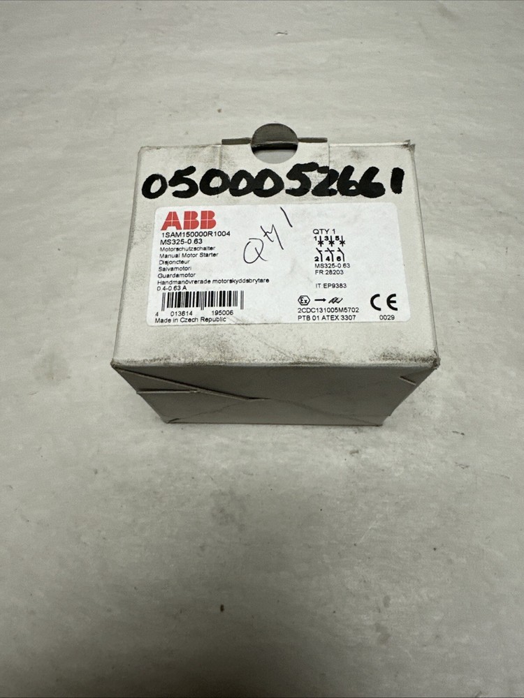 ABB,MS325-0.63,Manual Motor Starter