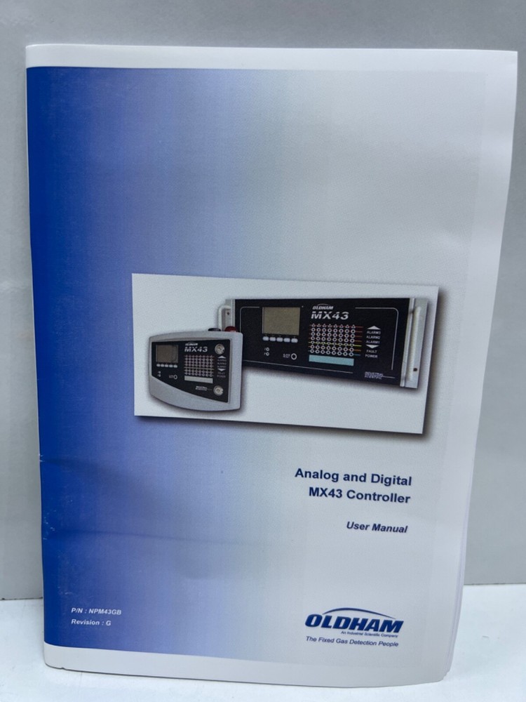 OLDHAM , COM43 software for MX43 ,Analog and Digital MX43 controller user manual