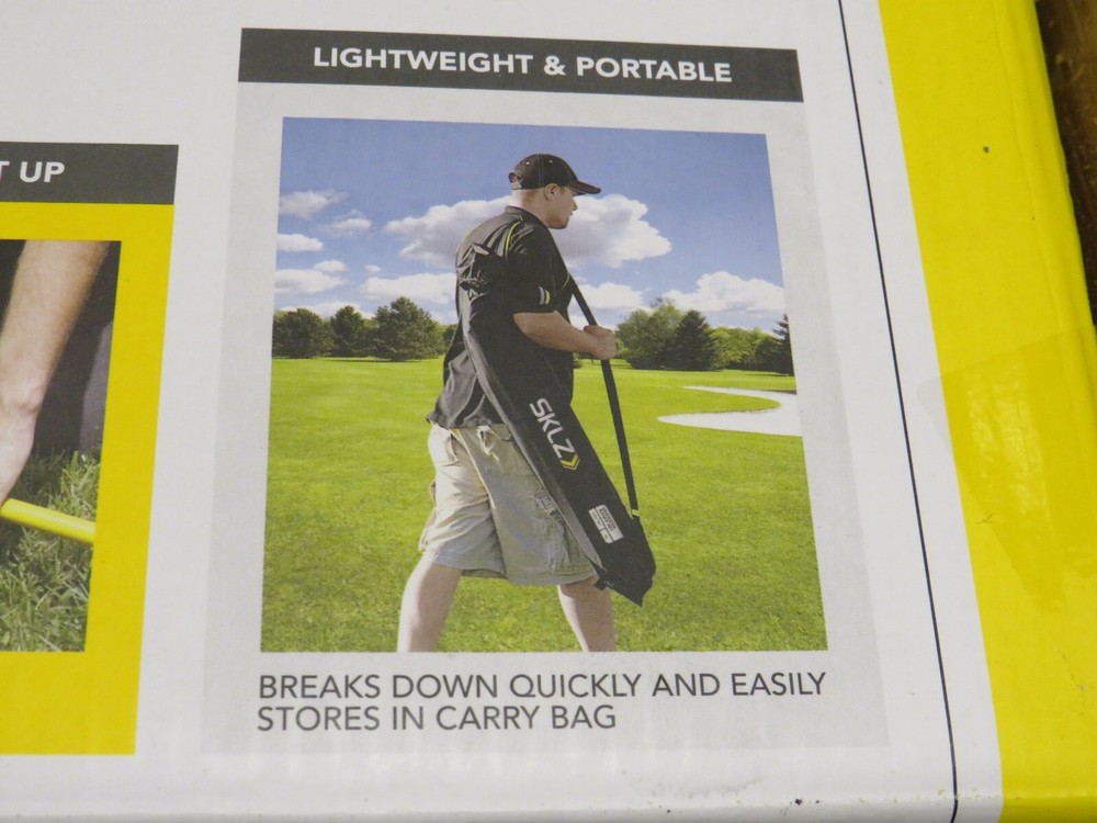 SKILZ Range Net 6x6 Portable Quick Setup Golf Target Training backyard Practice