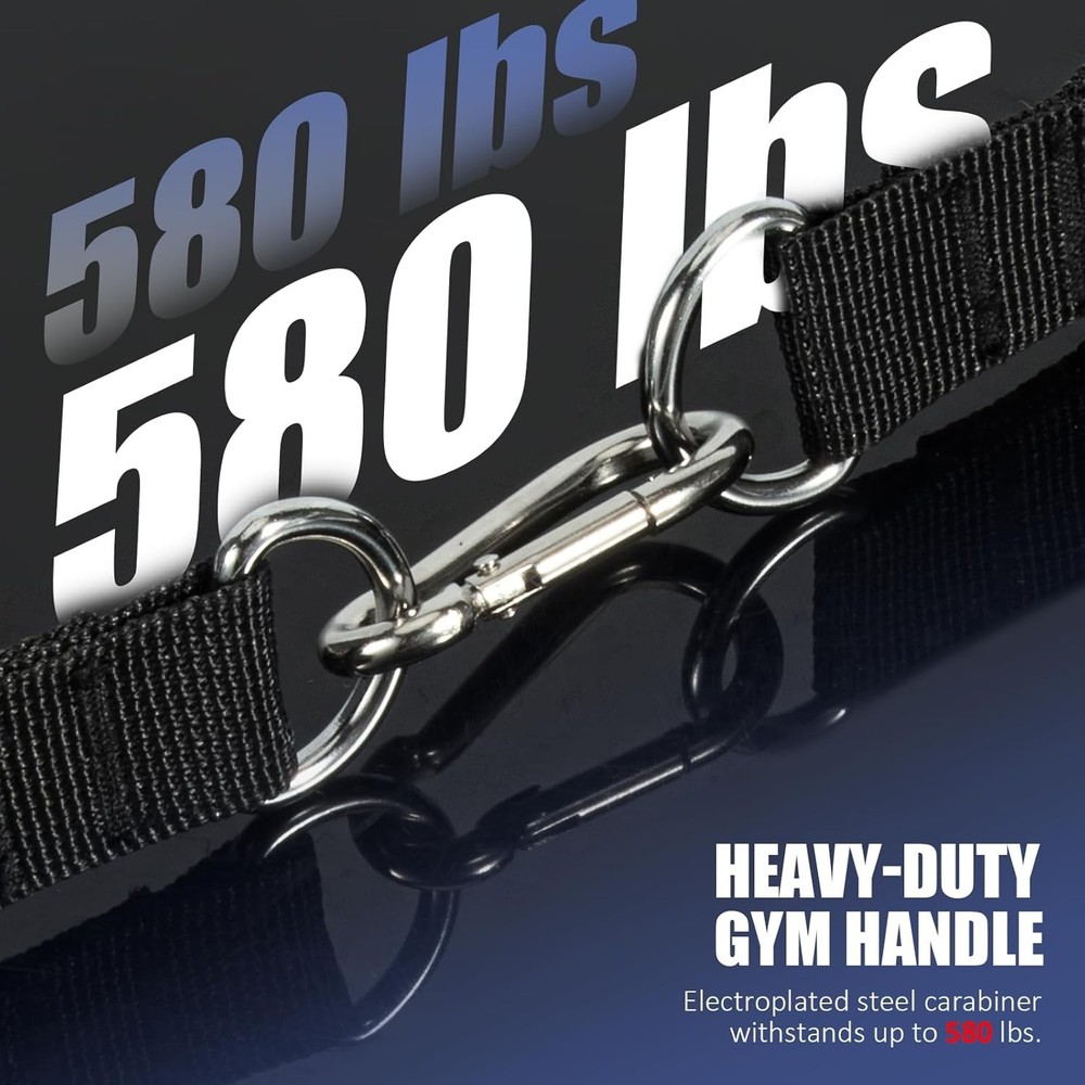 2 Pack Upgraded Exercise Handles, Gym Handle Equipment for Cable Machine Attachm