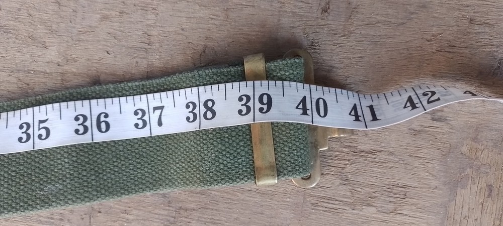 Vintage Cold War British Army 44 Pattern Webbing Pistol Holster, Pouch & Belt