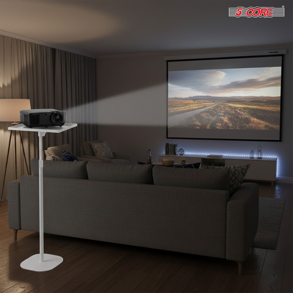 5 Core Projector Stand Floor Adjustable Heavy Base Universal Projectors Support