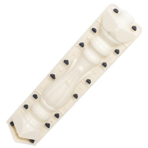 White 27.6 in Railing Mould Balustrade Mold Column Suitable For Concrete Plaster