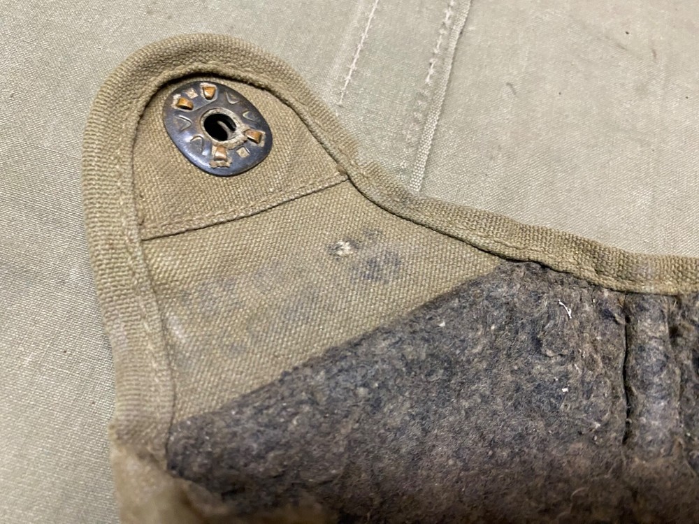 ORIGINAL WWII US ARMY M1942 CANTEEN CARRIER COVER-1942