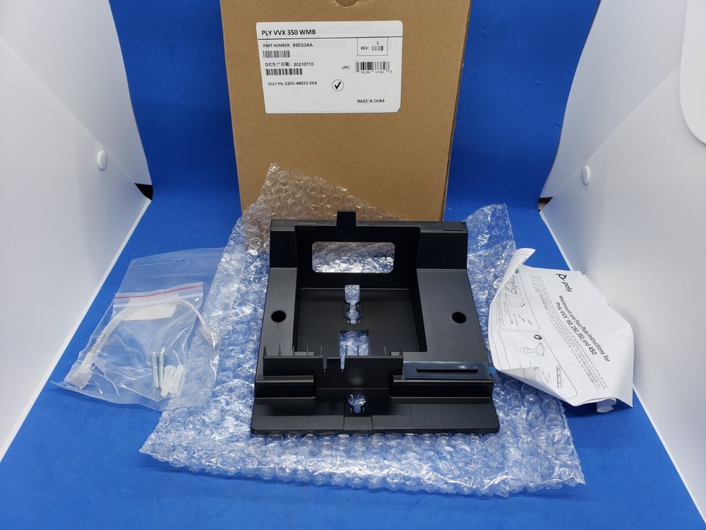 HP 89D23AA Poly Mounting Bracket for Telephone- NEW