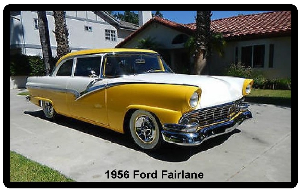 1956 Ford Fairlane Refrigerator Magnet