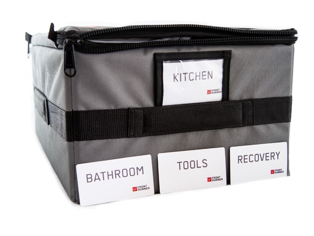 Front Runner Outfitters Flat Pack Soft Cargo Storage Bin-Gray; SBOX027