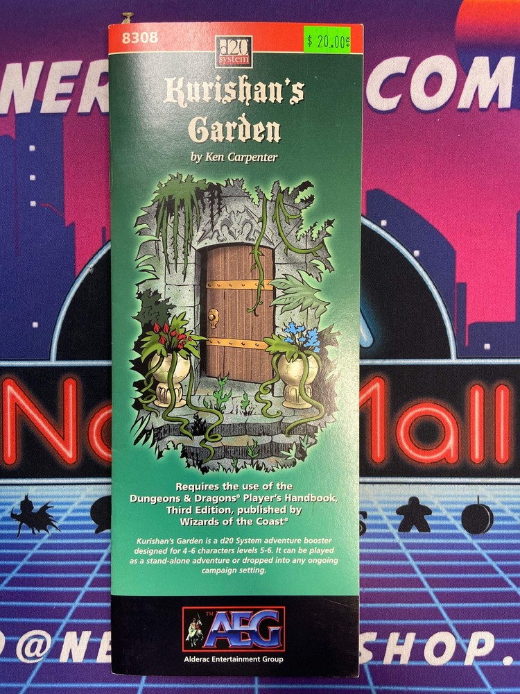 Kurishan's Garden d20 System by AEG (©2000)