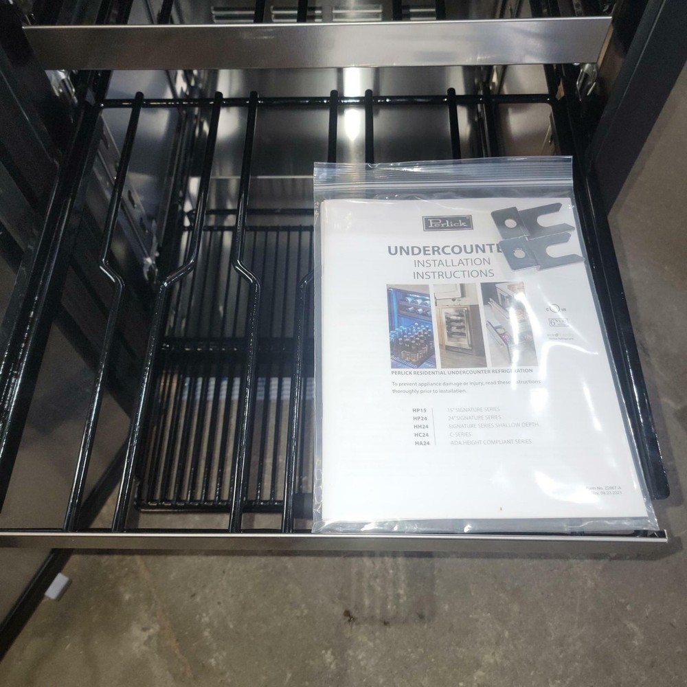 Perlick HC24BB42L 24" Undercounter Beverage Center - PANEL READY SOLID DOOR