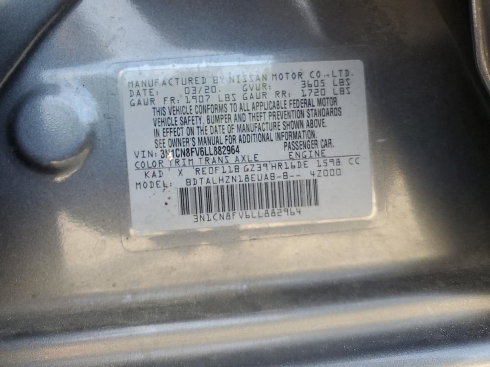 VERSA 2020 Glove Box 4855630