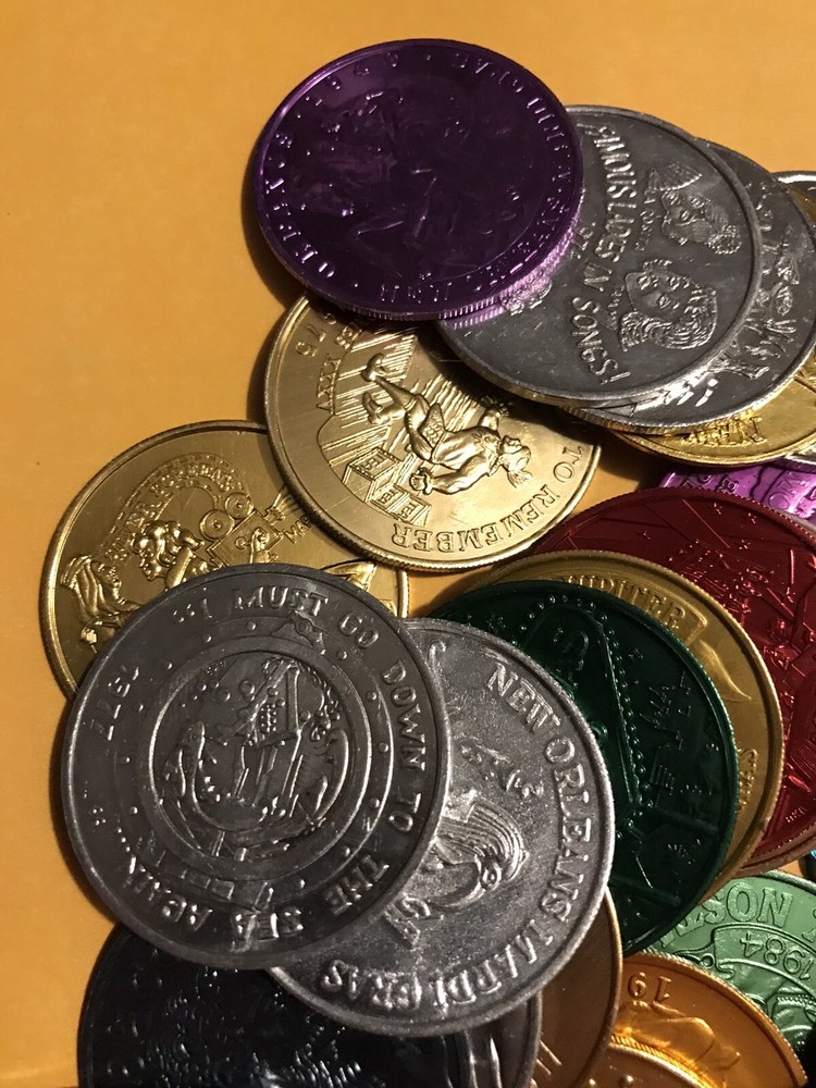 Marti Gras Doubloon 1 Pound Lots