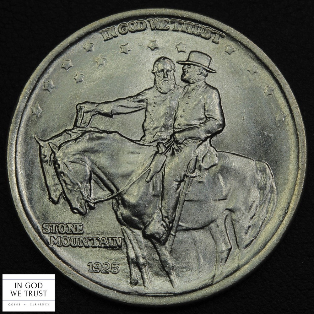 1925 Stone Mountain Commemorative Silver Half Dollar 50C (MS UNC)