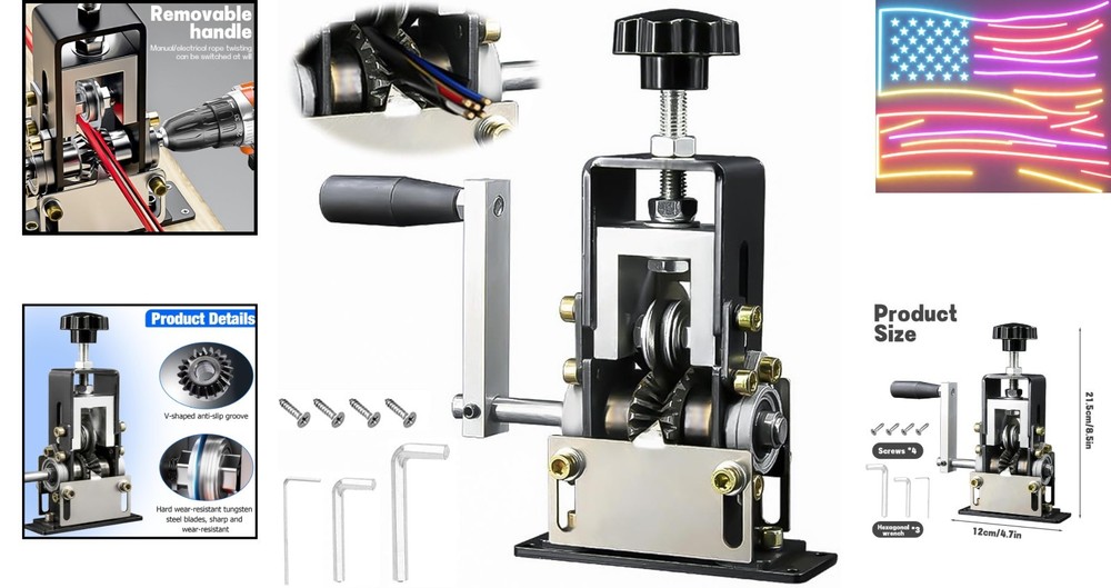Automatic Copper Wire Stripper Machine, Pelador de Cable Electrico, Drill Pow...