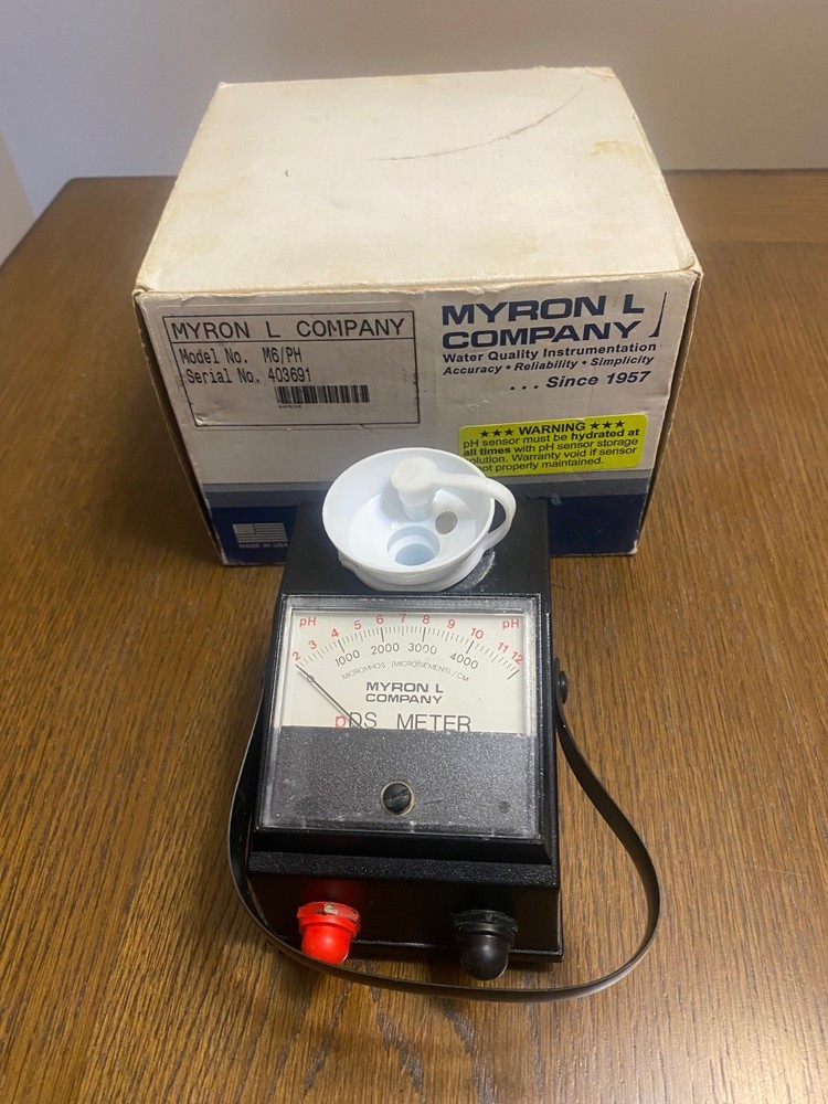 Myron L Company ph conductivity meter Model M6/pH