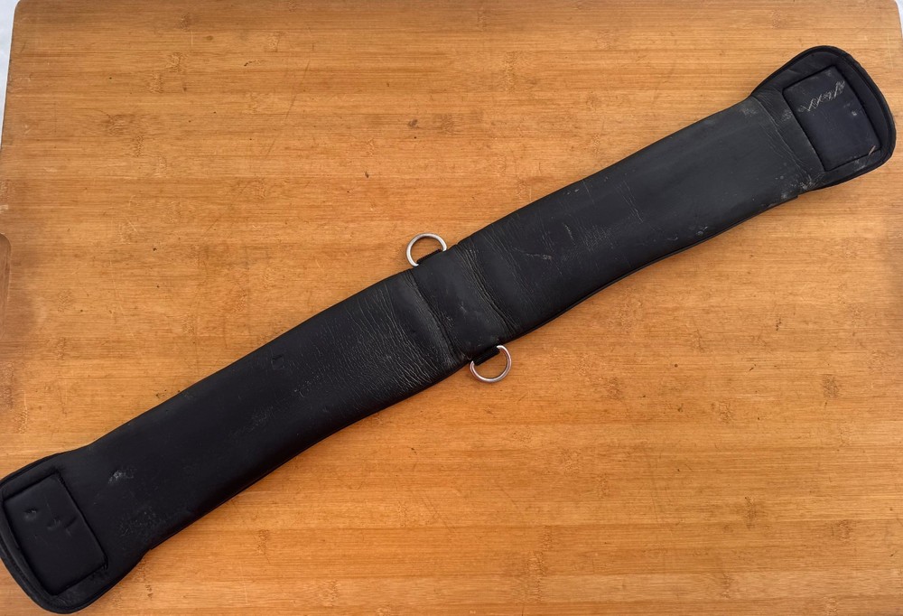 Original SOFT TOUCH Black Neoprene Western Saddle Cinch ~34"