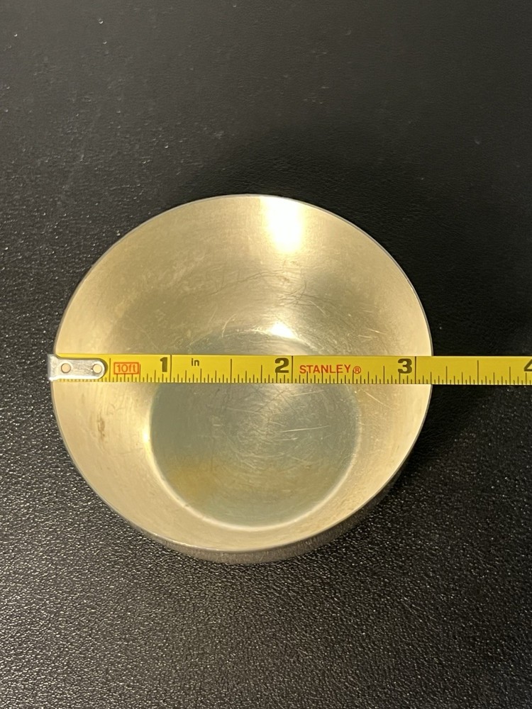 F.B. Rogers 1960s Silver Plate Revere-Style Nut Candy Salt Bowl, 3x1.75”