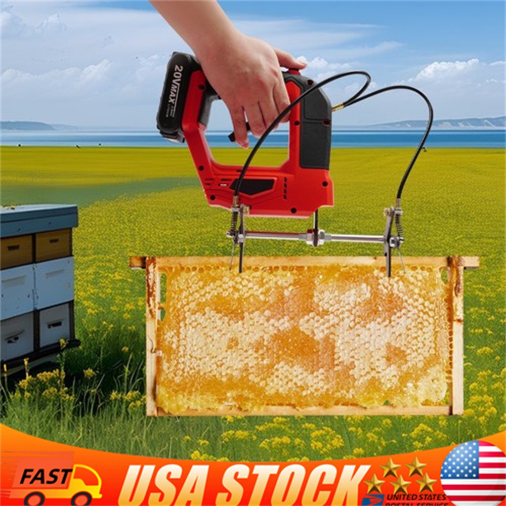 Portable Electric Bee Shaker, Handheld Beehive Frame Shaking Machine Bee Remover
