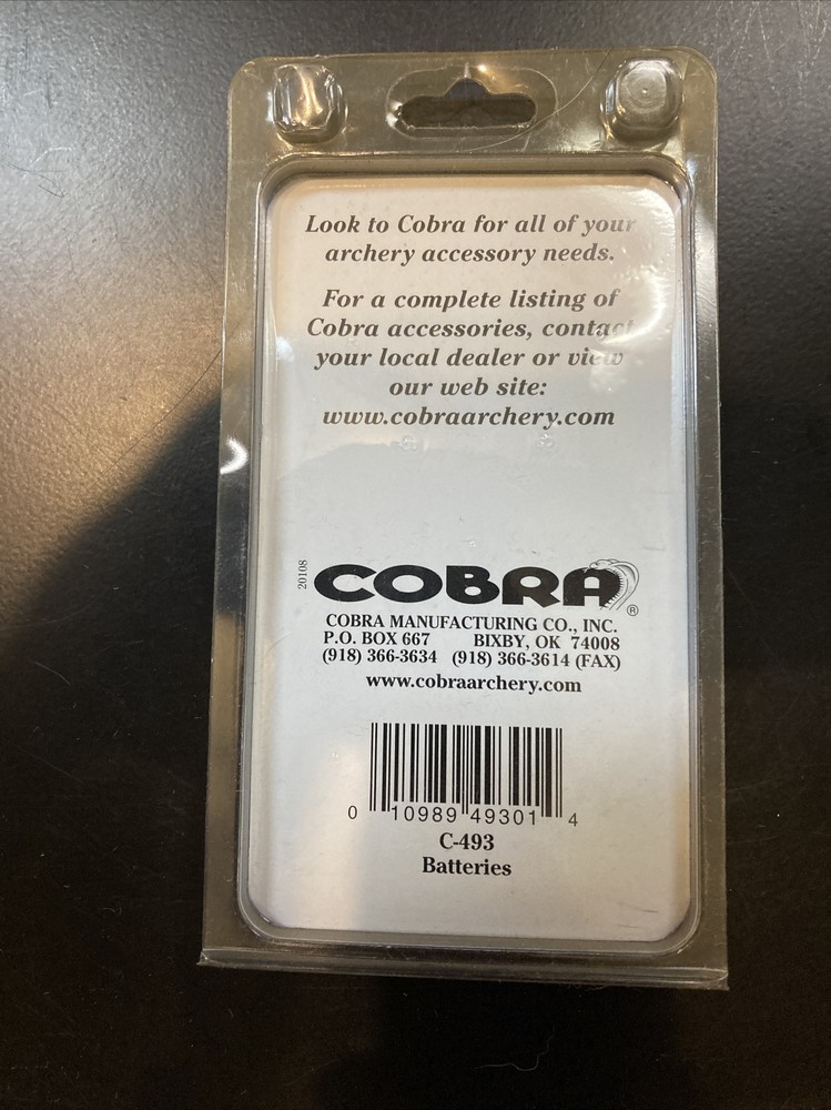 Cobra C-493 Batteries