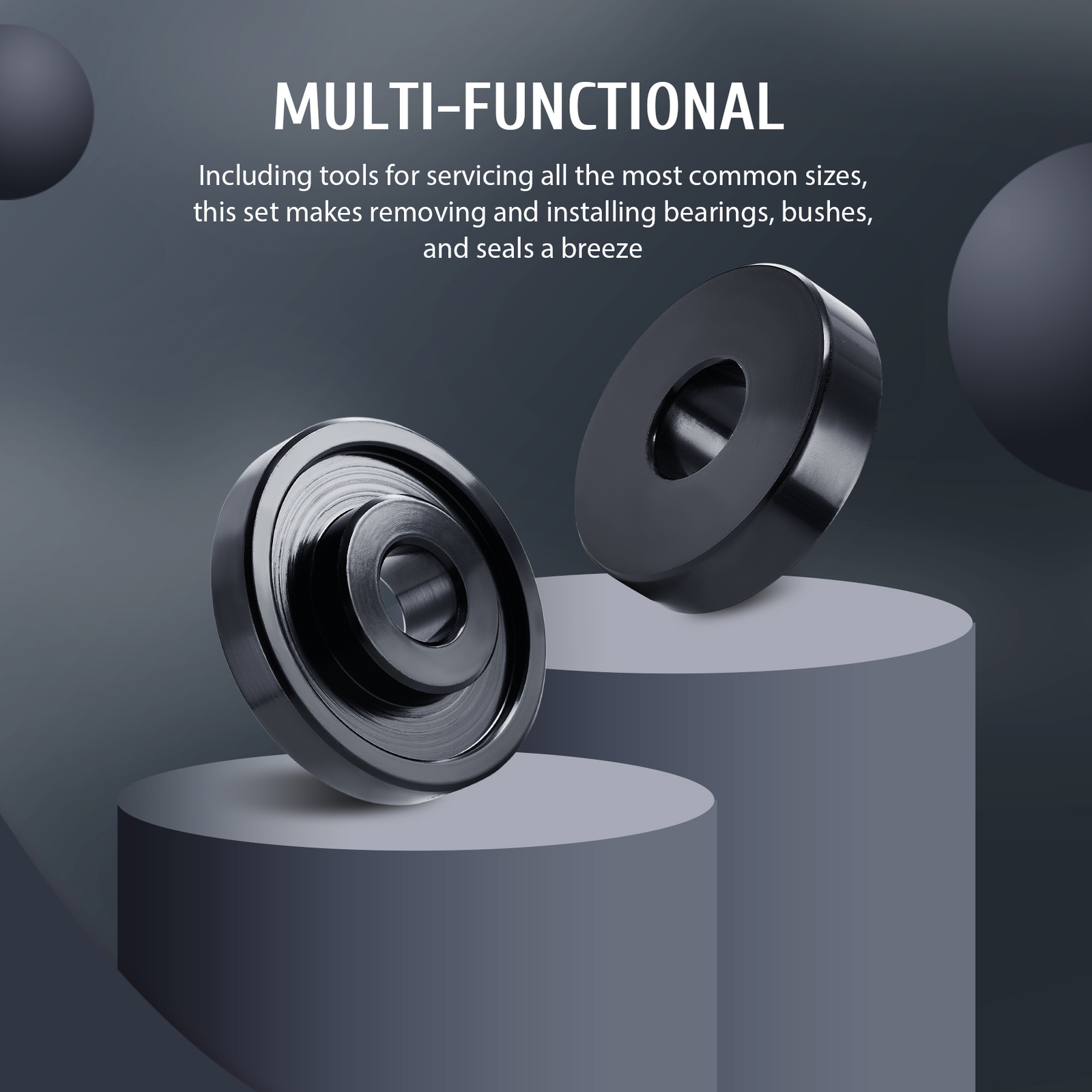 OMT FWD Front Wheel Bearing Press Kit Drive Bearing Removal & Installation 23pcs