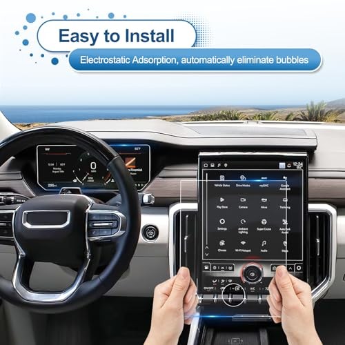 2024 2025 2026 Acadia Screen Protector for GMC for 11Inch Dash+15Inch Navi