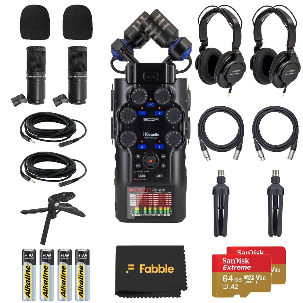 Zoom H6studio Handy Recorder Bundle