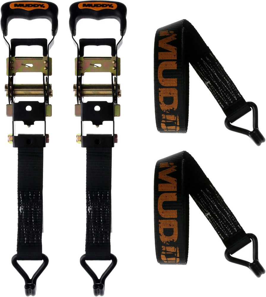 Heavy Duty Ratchet Strap 16' 2PK