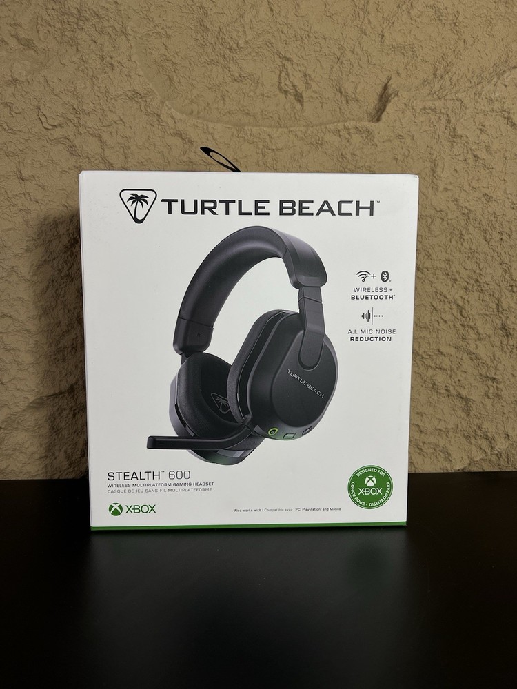 Turtle Beach Stealth 600 Gen 3 Wireless Bluetooth Headset Xbox Black NEW