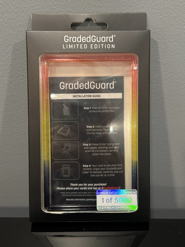 GradedGuard PSA Graded Case Guard Protector Daybreak Limited Edition (1 of 5000)