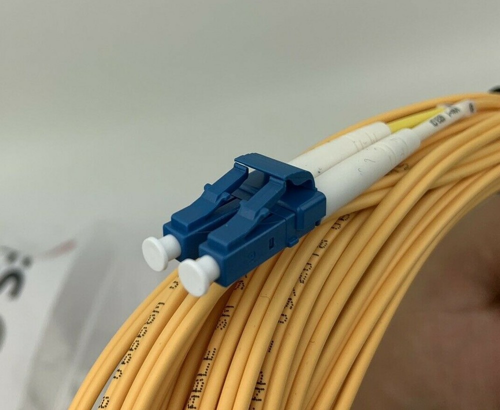 FS 15M LC to LC Duplex 9/125 Singlemode Fiber Optic Optical Patch Cable
